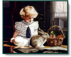 Melinda Byers art print: In From the Garden