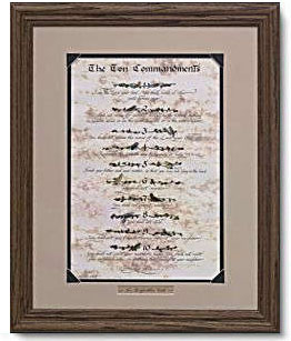The Ten Commandments by Candy Roe