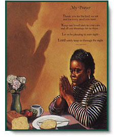 Tobey - Meal Time Prayer (Black Woman Praying)